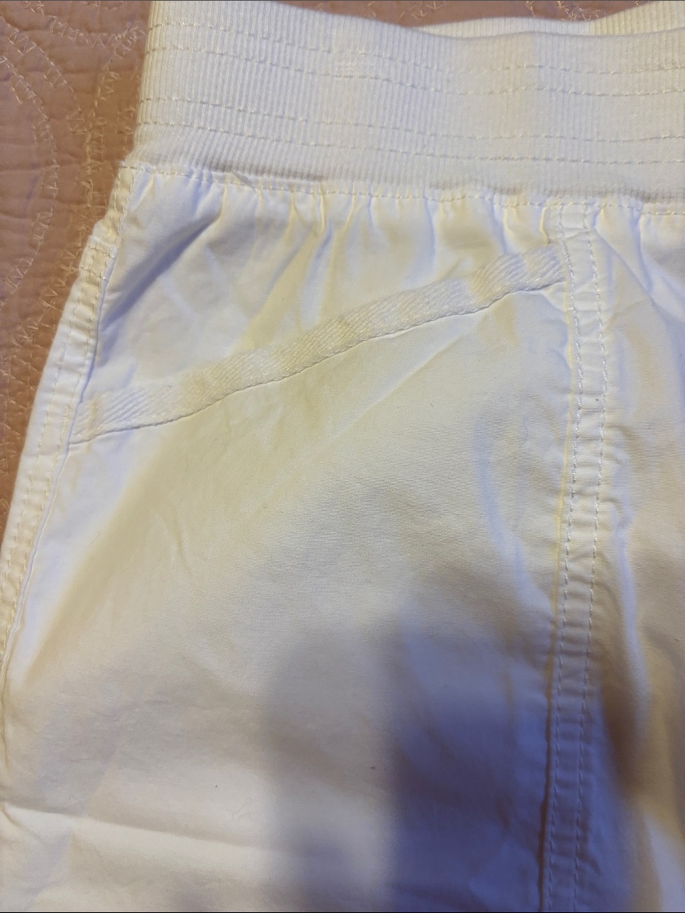 Chico's White Women's Cargo Shorts with Utility Pockets - Picture 4 of 6